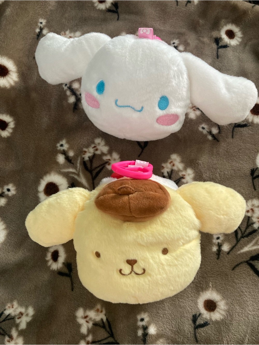Sanrio Plush Flippable Keychains NWOT